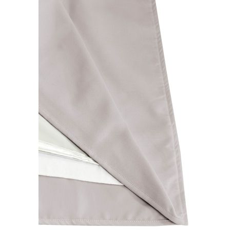 Rideau 4-en-1 Séparation de pièces Phonique Thermique Occultant Sur Mesure Gris Galet MC17
