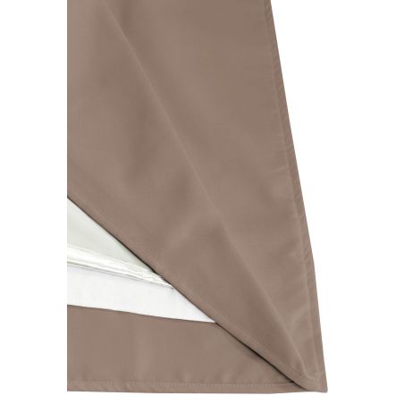 4in1 Raumteilervorhang mit Lärmschutz Thermoisolierung Verdunkelung nach Maß Beige MC8220