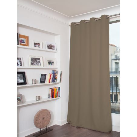 100% Verdunkelungsvorhang Revolution Graubeige MC637