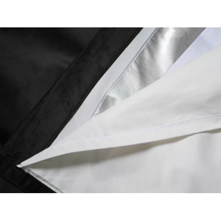 Rideau 3-en-1 Phonique Thermique Occultant Velours Venise Noir MC710