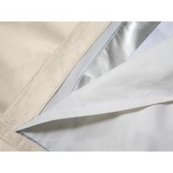 3in1 Lärmschutzvorhang mit Thermoisolierung Verdunkelung Samt Venise Beige MC15