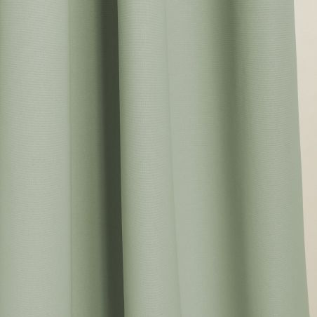 Rideau 4-en-1 Séparation de pièces Phonique Thermique Occultant Sur Mesure Vert Amande MC540