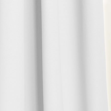 Rideau 4-en-1 Séparation de pièces Phonique Thermique Occultant Sur Mesure Blanc MC720