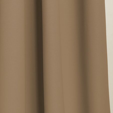 Rideau 4-en-1 Séparation de pièces Phonique Thermique Occultant Sur Mesure Beige Pélican MC8220