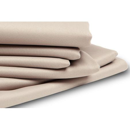 Rideau Occultant Non-feu Sur Mesure Beige Coquille MC634