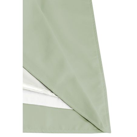 Rideau 4-en-1 Séparation de pièces Phonique Thermique Occultant Sur Mesure Vert Amande MC540