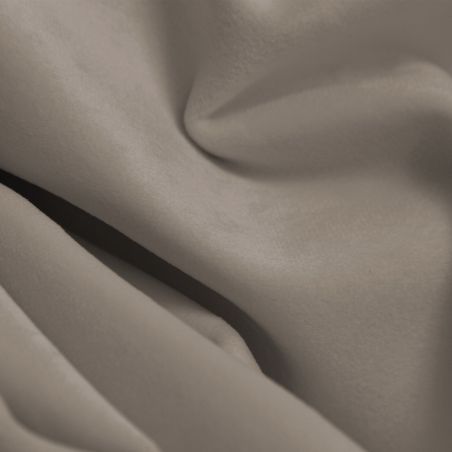 Rideau Thermique et Occultant Sur Mesure Velours Venise Taupe MC740