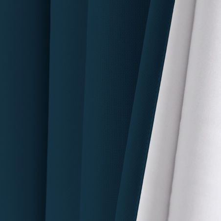 Rideau 3-en-1 Phonique Thermique Occultant Sur Mesure Bleu Air Force MC56