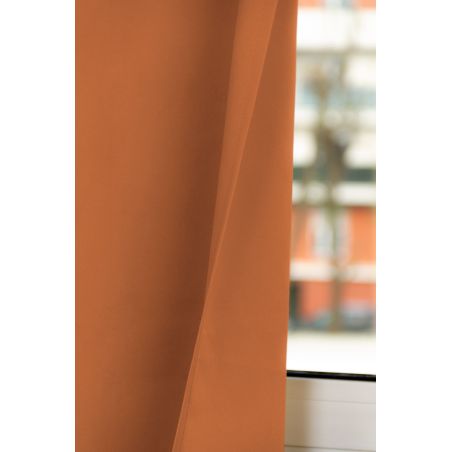 100% Verdunkelungsvorhang nach Maß Revolution Orange MC374