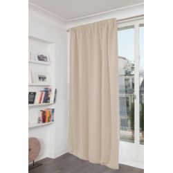 3in1 Lärmschutzvorhang mit Thermoisolierung Verdunkelung Samt Venise Beige MC15