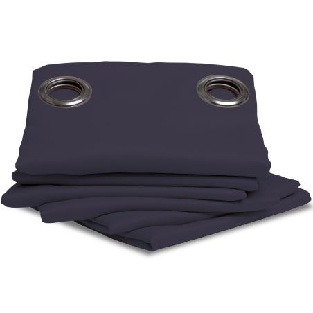 Verdunkelungsvorhang Uni Blau MC412