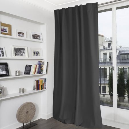 Rideau 100% Occultant Revolution Gris Stratus MC09