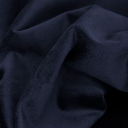 Rideau 100% Occultant Velours Venise Bleu Marine MC412