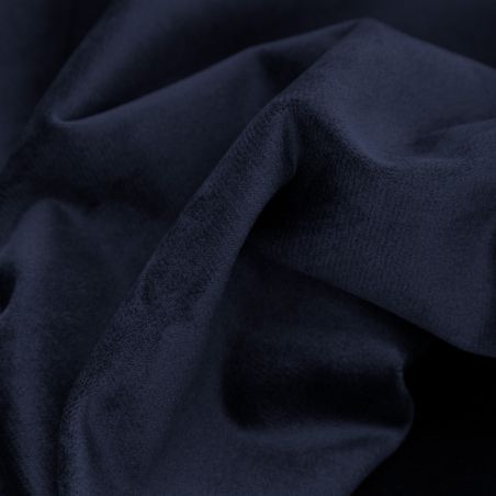 Rideau 100% Occultant Velours Venise Bleu Marine MC412