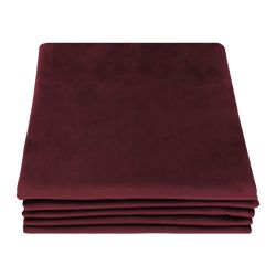 Rideau 100% Occultant Velours Venise Rouge Groseille MC214