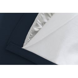 3in1 Lärmschutzvorhang mit Thermoisolierung Verdunkelung Blau MC412