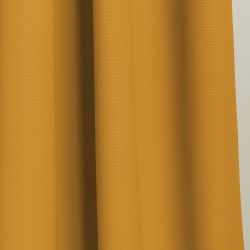 Rideau Occultant Aspect piqué coton Jaune Ocre MC215
