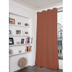 Verdunkelungsvorhang Baumwoll-Optik Terra Cotta MC7005