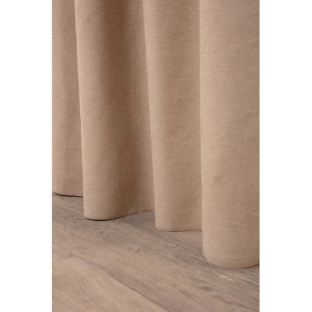 Rideau 3-en-1 Phonique Thermique Occultant Romy Beige Pélican MC8220