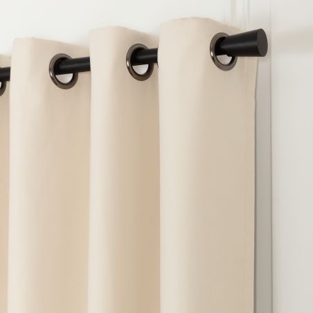 Rideau 3-en-1 Phonique Thermique Occultant Cocoon Beige Coquille MC634