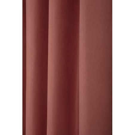 Rideau 3-en-1 Phonique Thermique Occultant Cocoon Terracotta MC7005