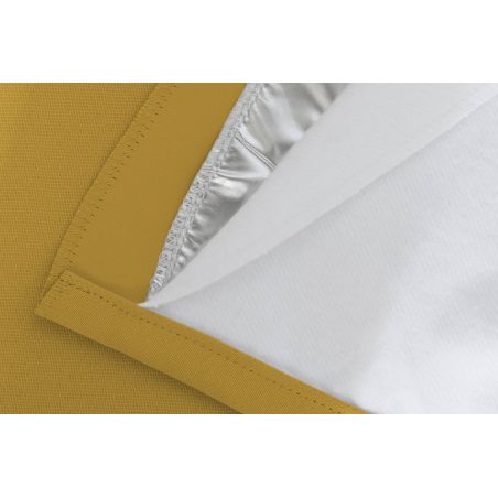 Rideau 3-en-1 Phonique Thermique Occultant Jaune Ocre MC215