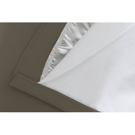 Rideau 3-en-1 Phonique Thermique Occultant Taupe MC740