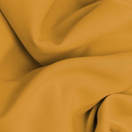 Rideau 3-en-1 Phonique Thermique Occultant Sur Mesure Jaune Ocre MC215