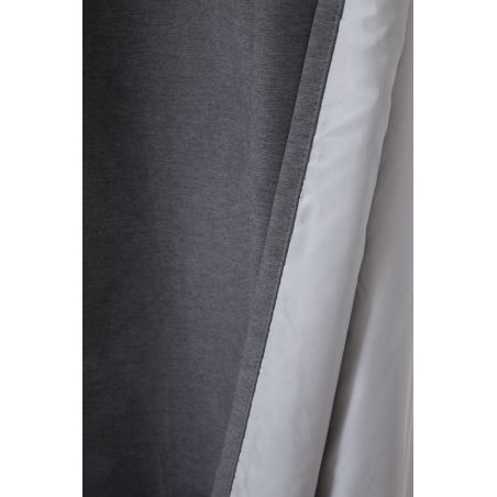 Rideau Thermique et 100% Occultant Romy Gris Stratus MC09