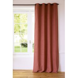 Rideau Thermique et 100% Occultant Romy Terra Cotta MC7005