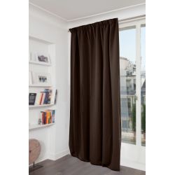 Rideau Occultant Uni Marron MC610