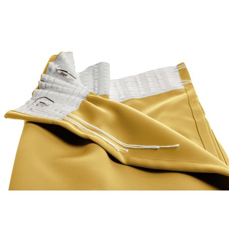 Rideau Occultant Uni Jaune Soleil MC2194