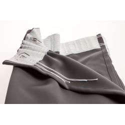 Rideau Occultant Uni Gris Stratus MC09