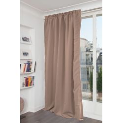 Rideau 3-en-1 Phonique Thermique Occultant Beige Pélican MC8220
