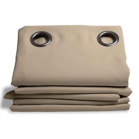 Verdunkelungsvorhang Uni Beige MC15
