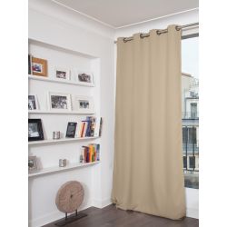 Verdunkelungsvorhang Uni Beige MC15