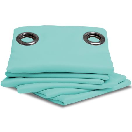 Rideau Thermique et Occultant Bleu Turquoise MC430