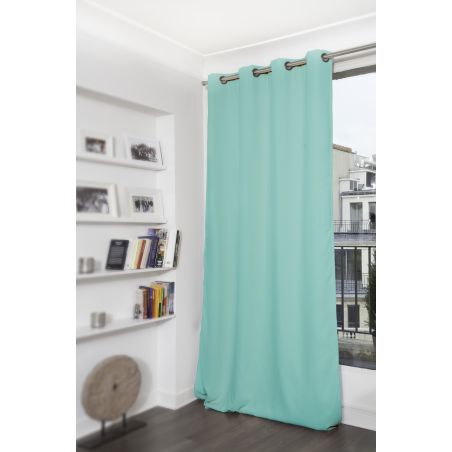 Rideau Thermique et Occultant Bleu Turquoise MC430