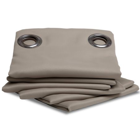 Feuerfester Verdunkelungsvorhang Taupe MC740