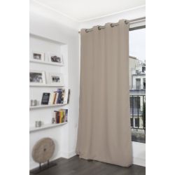 Feuerfester Verdunkelungsvorhang Taupe MC740