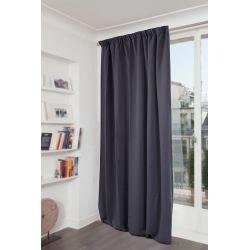 Rideau Occultant Uni Gris Fumée MC713