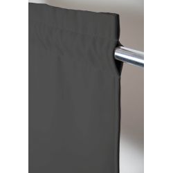 Rideau 4-en-1 Séparation de pièces Phonique Thermique Occultant Gris Métal MC732