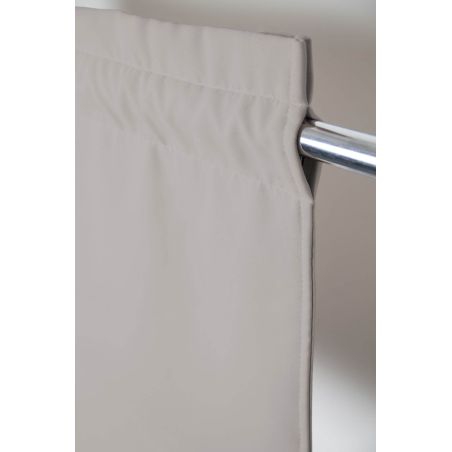 Rideau 4-en-1 Séparation de pièces Phonique Thermique Occultant Gris Galet MC17