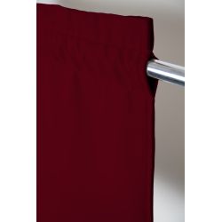Rideau 4-en-1 Séparation de pièces Phonique Thermique Occultant Rouge Grenat MC330